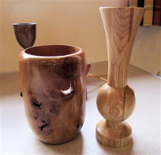Two vases by Nick adamek